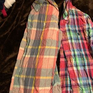 polo button downs shirts long sleeves $25 each